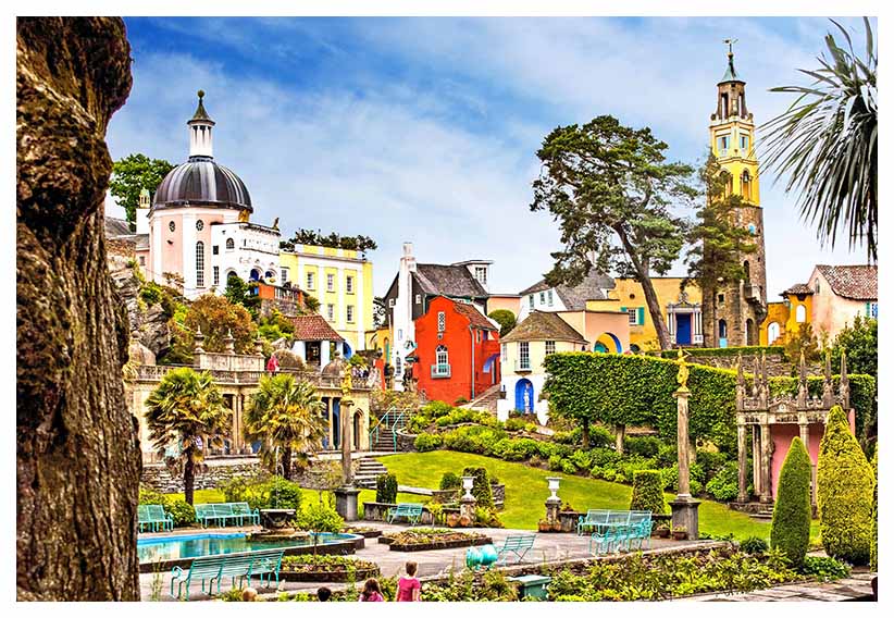 Portmeirion is a popular tourist village in Gwynedd, North Wales. It was designed and built by Sir Clough Williams-Ellis between 1925 and 1975 in the style of an Italian village and is now owned by a charitable trust... Click to view...