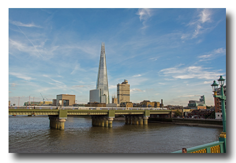 Beautiful views of the City of London...